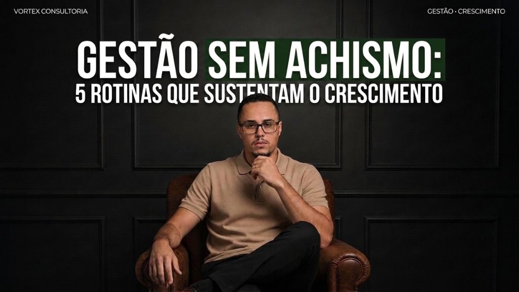 Gestão sem achismo: 5 rotinas que sustentam o crescimento